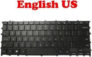 Keyboard For Samsung NP930MBE 930MBE English US BA59-04382A Black Backlit