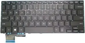 Laptop Keyboard For Samsung NP730QAA 730QAA English US With Backlit Black