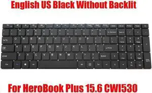 US Keyboard For Chuwi HeroBook Plus 15.6 CWI530 MB3501006 XK-HS111 Non-Backlit