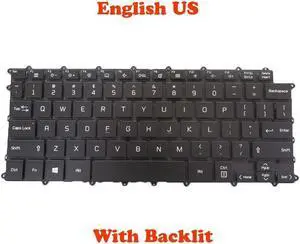 English US Backlit Keyboard For 14Z90P 14Z90P-G 14Z90P-K Black NO Frame