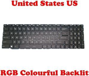 RGB Backlit Keyboard For MSI GE76 GP76 10U 11U 12U WE76 GS76 Stealth 17M English