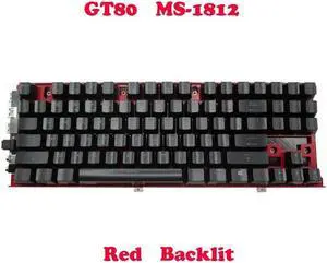 Red Backlit English Keyboard For MSI GT80 GT80S GT83 GT83VR MS-1812 OS11812001