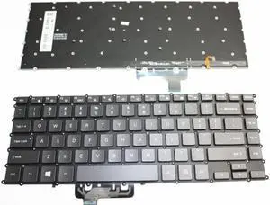 US Black Backlit Keyboard for Samsung 940X5N 940X5M NP940X5N NP940X5M no frame