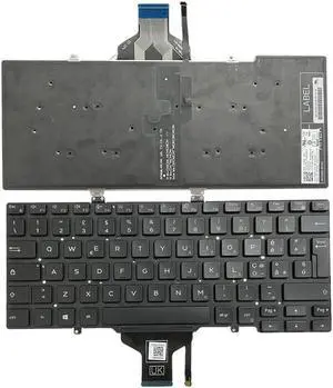 replacement keyboard for DELL LatituDE 7400 3400 5400 7410 5401 5411  Backlit IT/UK/GR/ FR