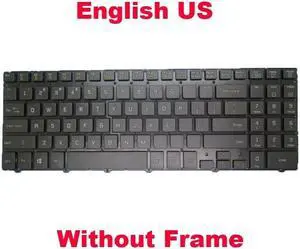 English S53 Keyboard For S530 SD530 S53 2B-02901Q100 65C00000940 NO Frame
