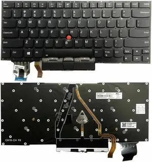 replacement keyboard for Lenovo Thinkpad X1 Carbon 7th Gen 2019 US  with Backlit SN20W73869