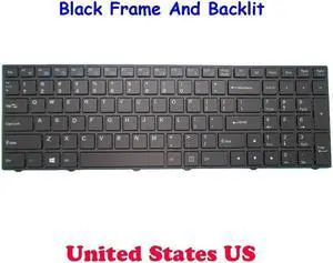 Backlit Keyboard For CLEVO N250 CVM15F23USJ4308 6-80-N7500-011-1 English US