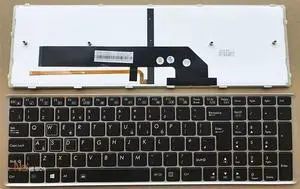 GB LAYOUT P55 P57 Keyboard For Gigabyte P35 V142645AK1 2Z703-UK355-S10S UK