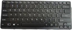 Keyboard For Black Sony VAIO SVE14A15FXS SVE14A190X SVE14AA1 backlit 149122511US