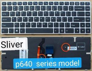 P640RE P640RF US  Keyboard For CLEVO P640HJ P640HK1 MP-13C23USJ4303 6-80-P640