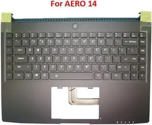 PalmRestincluding Keyboard For Gigabyte AERO 14 P64W7 4RKP6407-00000-US1 27363-64W61-J11S