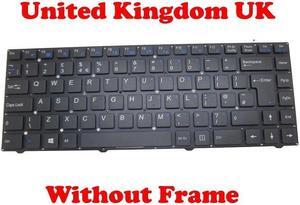 Keyboard For CLEVO W540EU MP-12B86GB-4306W 6-80-W7400-191-1 United UK