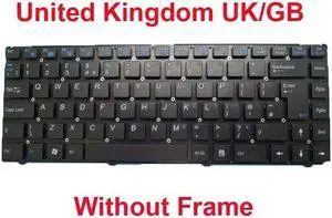 Keyboard For CLEVO W243 MP-10F86GB-430 6-80-W2440-190-1 United No Frame