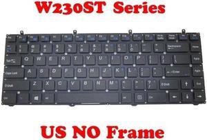 English Keyboard For CLEVO W230ST MP-12R73US-430 6-80-W5470-010-1 NO Frame
