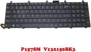 Backlit Keyboard For CLEVO P157SM P177SM 6-80-P17S0-010-3 V132150Black color3 English Backlit Keyboard For CLEVO P157SM P177SM 6-80-P17S0-010-3 V132150Black color3 English