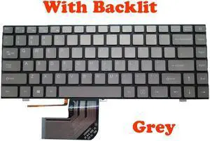 Backlit Grey US Keyboard Forumper EZbook X4 DK MIN 300E 343000075 English