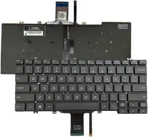 Replacement Backlit Keyboard for Dell LatituDE 7300 5300 5200 2 in 1