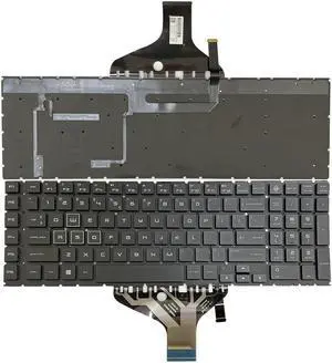 RGB Backlit Keyboard US for HP Omen 17-CB 17-CB1070NR NSK-XP2BQ L32775-001