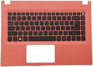 English US Topcase ACER ASPIRE E5-473 E5-474 E5-474G PALMREST KEYBOARD red