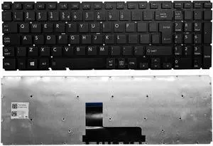 US BLACK KEYBOARD TOSHIBA SATELLITE L50-B L50D-B L50T-B L55-B L55D-B L55T-B