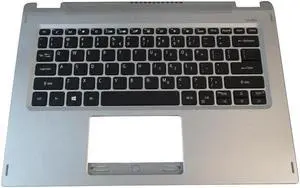replacement keyboard for Acer Spin SP314-21N Upper Case with Palmrest  Backlit  6B.A4GN1.009