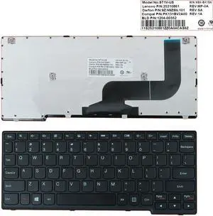 Keyboard for LENOVO YOGA 11S BLACK FRAME BLACK(For Win8) US