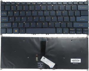 US Keyboard for Acer Swift5 N17W3 SF514-52 51 55TA-77NJ N20C12 Backlit BluBlack