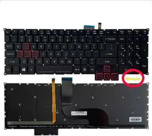 US Keyboard for Acer Predator17 15 G9 791 G9 791G G9 591 G9 591G G9 591R Backlit