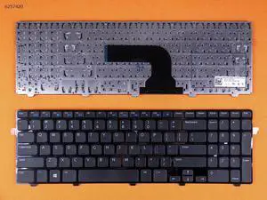Keyboard for DELL Inspiron 15 3521 15R 5521 2521 GLOSSY FRAME BLACK US