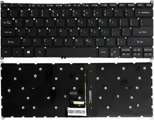Laptop Keyboard for Acer Swift 5 R5-471 R5-471T R5-431 Black US Backlit