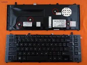 Keyboard for HP 4421S 4420S GLOSSY FRAME BLACK (OEM)  US