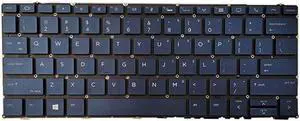 US replacment Keyboard for HP Elite Dragonfly G2 Black Backlit Laptop