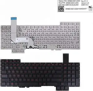 Keyboard for  ASUS G751J G751JL G751JM G751JT G751JY US ASM14C33USJ442