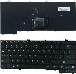 Keyboard for DELL LatituDE E7440 E7420 E7240 BLACK WithPoint Backlit 1812X13 US