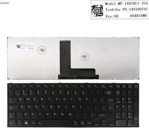 Keyboard for TOSHIBA Satellite C50-B BLACK( Big Enter  For Win8) US