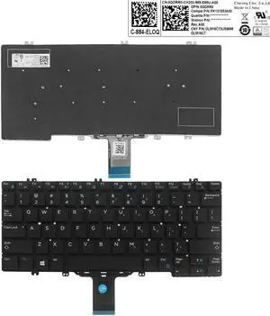 Keyboard for DELL e5280 e7280 BLACK For win 8 US