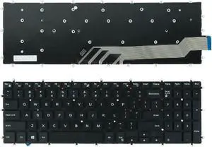 US Keyboard for Dell Inspiron 15-7566 7567 5567 5568 BLACK Without FRAME