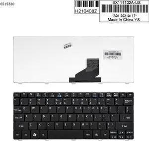 Keyboard for ACER ONE 532H 521 D255/GATEWAY LT21 BLACK US