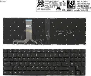 Keyboard for lenovo legion y530 BLACK Without FRAME With Backlit US