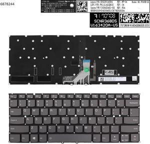 Keyboard for Lenovo Yoga 920-13 920-13IKB GRAY (Backlit Without FRAME ) US