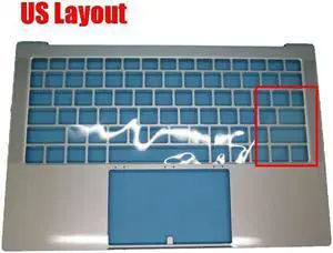 Laptop PalmRest For  Book 13 13071625 W20195-PVT-US-2.US Layout Sliver