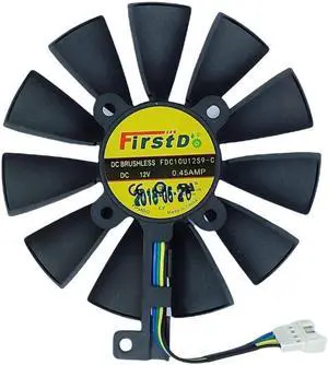 GPU cooling fan for A -  Asus Strix RX480 R