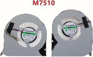 Gpu and Cpu cooling fan for DELL Precision 7510 M7510 M7710 7710