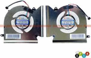 Gpu and Cpu cooling fan for MSI GE66 Raider 10SD 10SE 10SF MS-1541 MS-1542