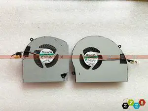 Gpu and Cpu cooling fan for Dell Alienware 17 R4 R5 ALW17C P31E 0K2PKV 04RFW1