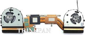 Gpu and Cpu cooling fan for Heatsink Thinkpad X1 Extreme (P1) 3rd 5H40Y67588