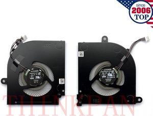 Gpu and Cpu cooling fan for MSI Stealth 15M MS-1562 MS-1563 BS5405HS-U4W U4X