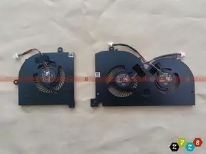 Gpu and Cpu cooling fan for MSI GS75 Stealth P75 creator MS-17G1 MS-17G2