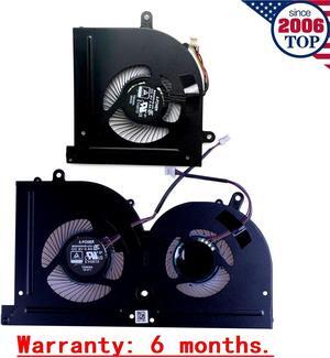 Gpu and Cpu cooling fan for MSI GS63 GS63VR GS73 6RF 7RF BS5005HS-U3I U3J