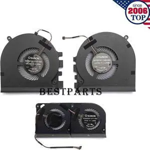 Gpu and Cpu cooling fan for Blade Pro 17 RZ09-0287 RZ09-0314 RZ09-0329